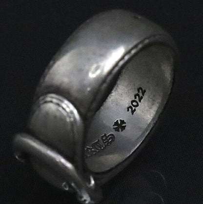 CHROME HEARTS Belted Gunslinger Silver Ring Size ONE SIZE