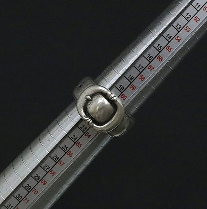 CHROME HEARTS Belted Gunslinger Silver Ring Size ONE SIZE