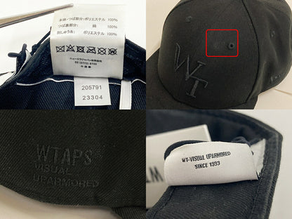 WTAPS x New Era 59FIFTY Low Profile Cap Black Size 7 1/2