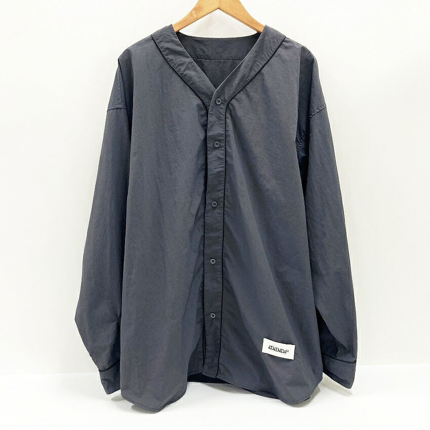URBAN RESEARCH Nylon Baseball Long-Sleeve Shirt Size XXL