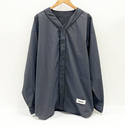 URBAN RESEARCH Nylon Baseball Long-Sleeve Shirt Size XXL
