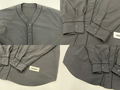 URBAN RESEARCH Nylon Baseball Long-Sleeve Shirt Size XXL