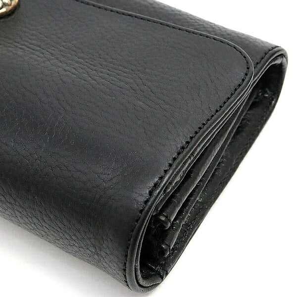 CHROME HEARTS Judy Wallet Leather Long Wallet Size ONE SIZE