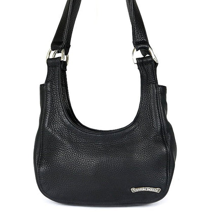 CHROME HEARTS Hobo Scroll Leather Shoulder Bag Size ONE SIZE