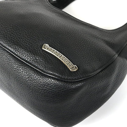 CHROME HEARTS Hobo Scroll Leather Shoulder Bag Size ONE SIZE