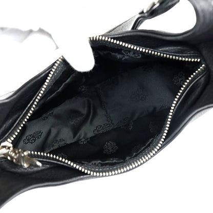 CHROME HEARTS Hobo Scroll Leather Shoulder Bag Size ONE SIZE