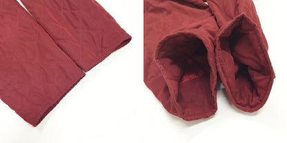 HERMES Bordeaux Quilted Jacket Size 52