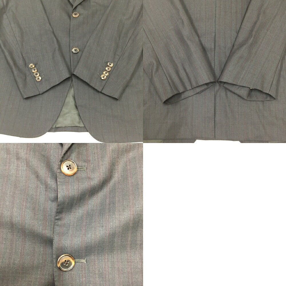 HERMES Charcoal Grey Tailored Blazer Size 52