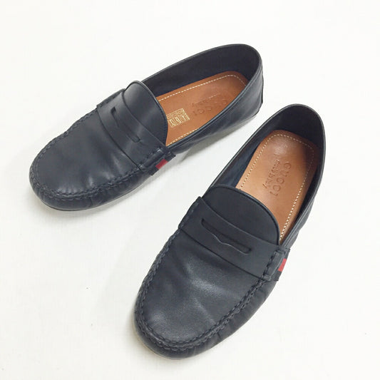 GUCCI Driving Sneakers Navy Blue Size 6.5