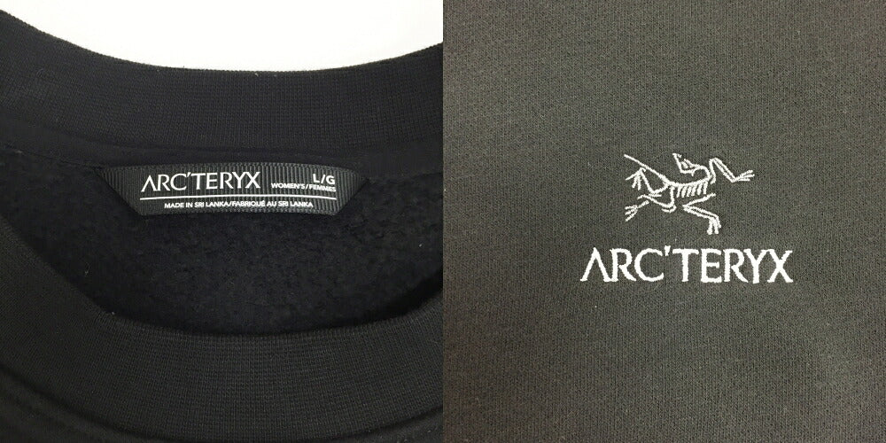 ARC'TERYX Emblem Fleece Crew Black Size L