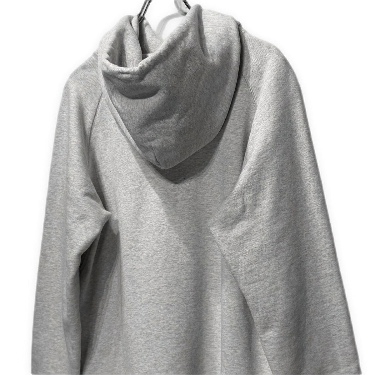 A.P.C x sacai 21SS Side Zip Logo Print Hoodie Gray Size M