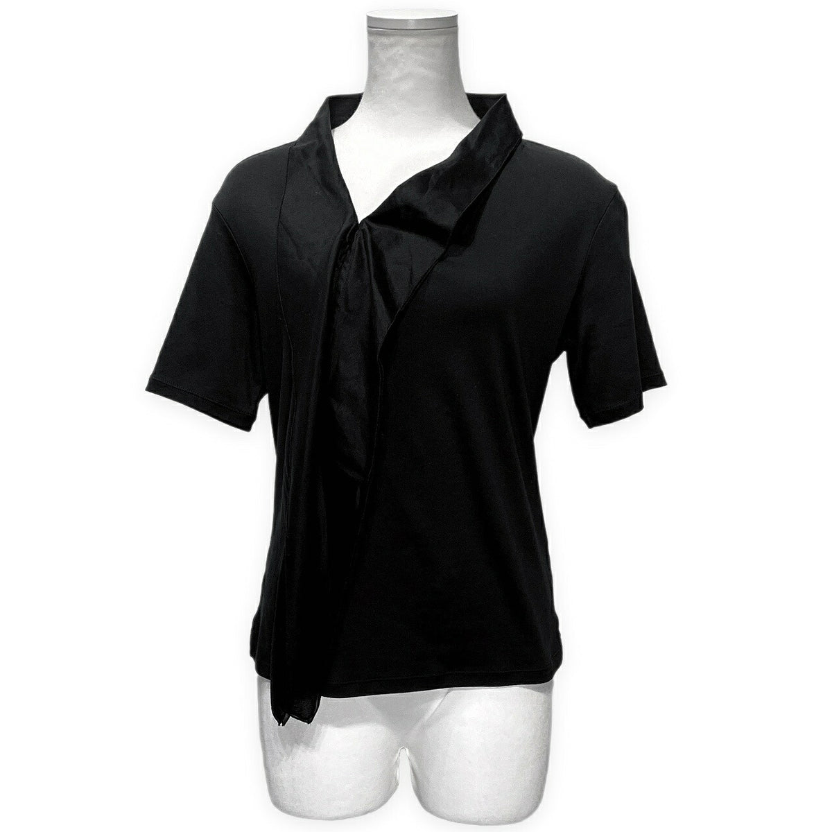 ISSEY MIYAKE 77RE Collared Cotton Jersey T-Shirt Size 2