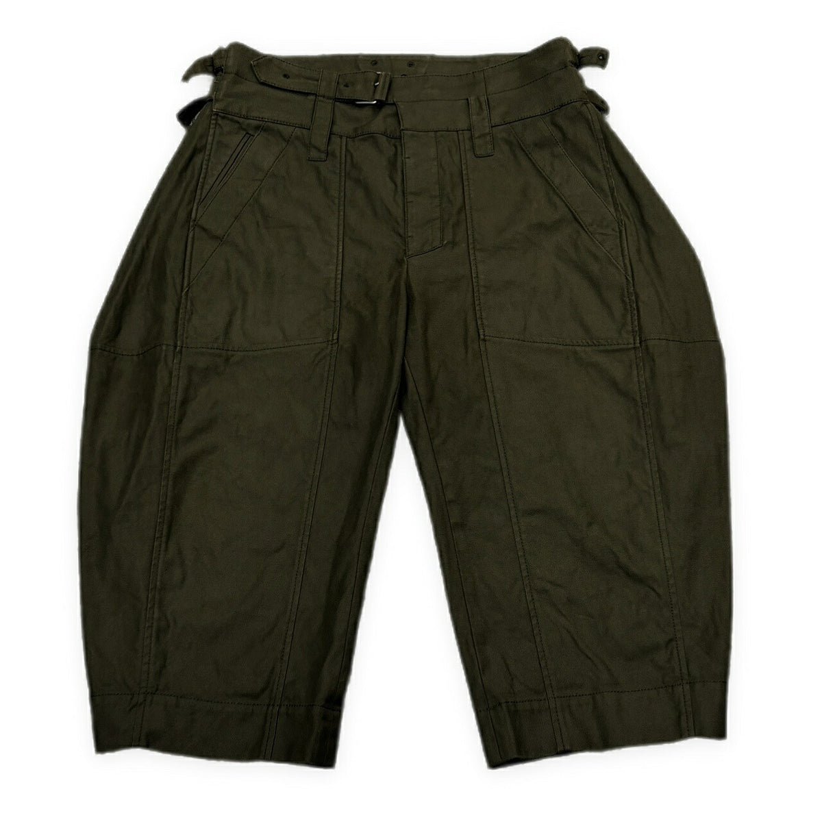 BALENCIAGA 07SS Cropped Military Pants Khaki Size 46