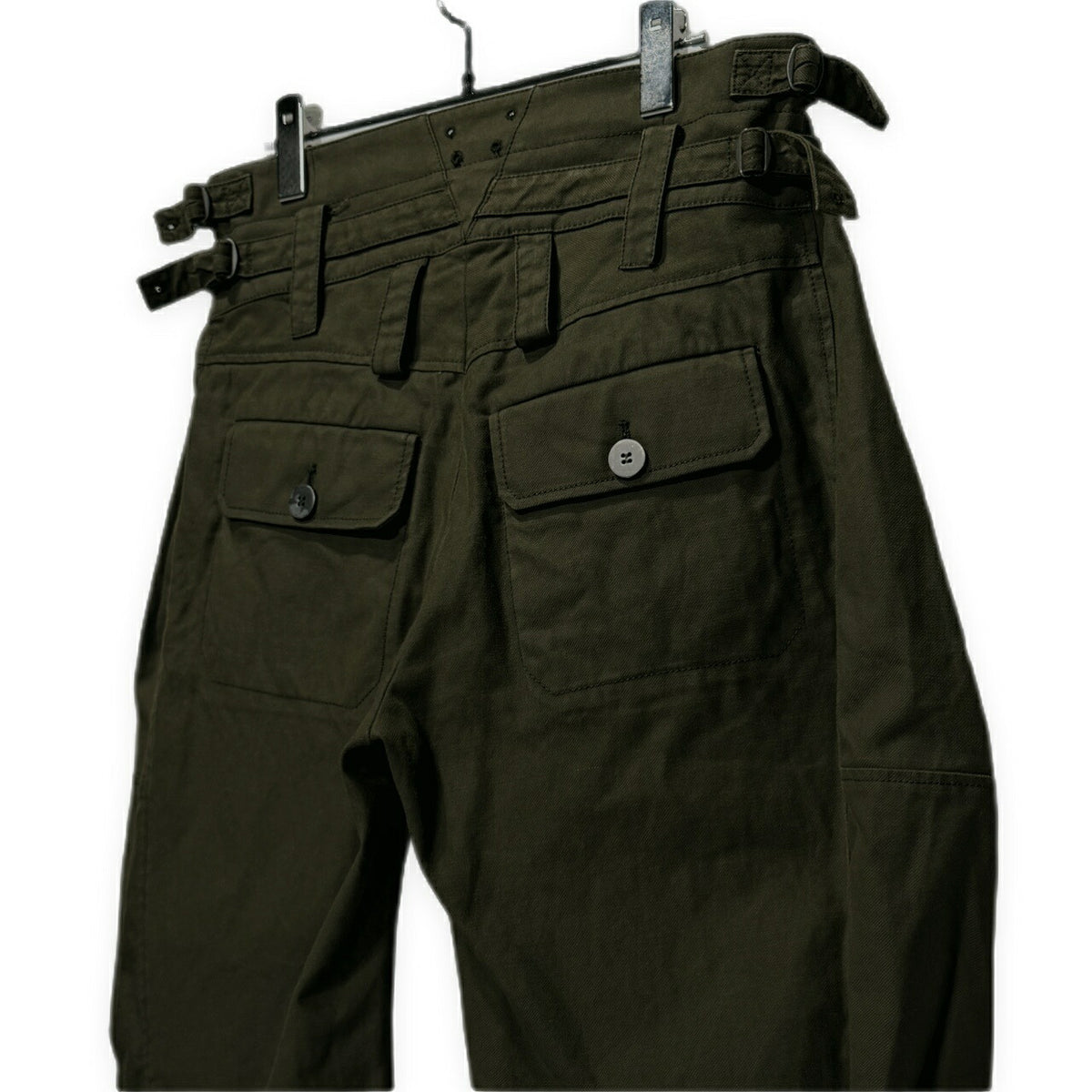 BALENCIAGA 07SS Cropped Military Pants Khaki Size 46