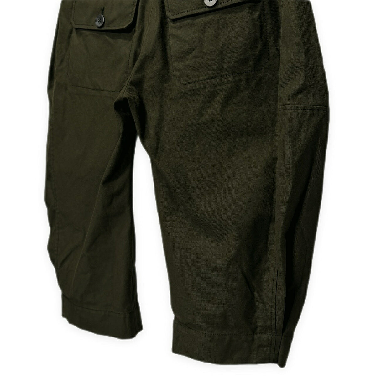 BALENCIAGA 07SS Cropped Military Pants Khaki Size 46