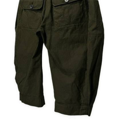 BALENCIAGA 07SS Cropped Military Pants Khaki Size 46