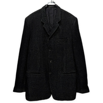 Yohji Yamamoto Pour Homme 97AW Wool Waffle 4B Blazer Size S