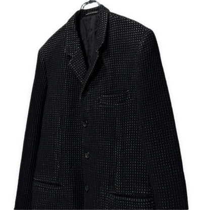 Yohji Yamamoto Pour Homme 97AW Wool Waffle 4B Blazer Size S