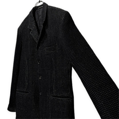 Yohji Yamamoto Pour Homme 97AW Wool Waffle 4B Blazer Size S
