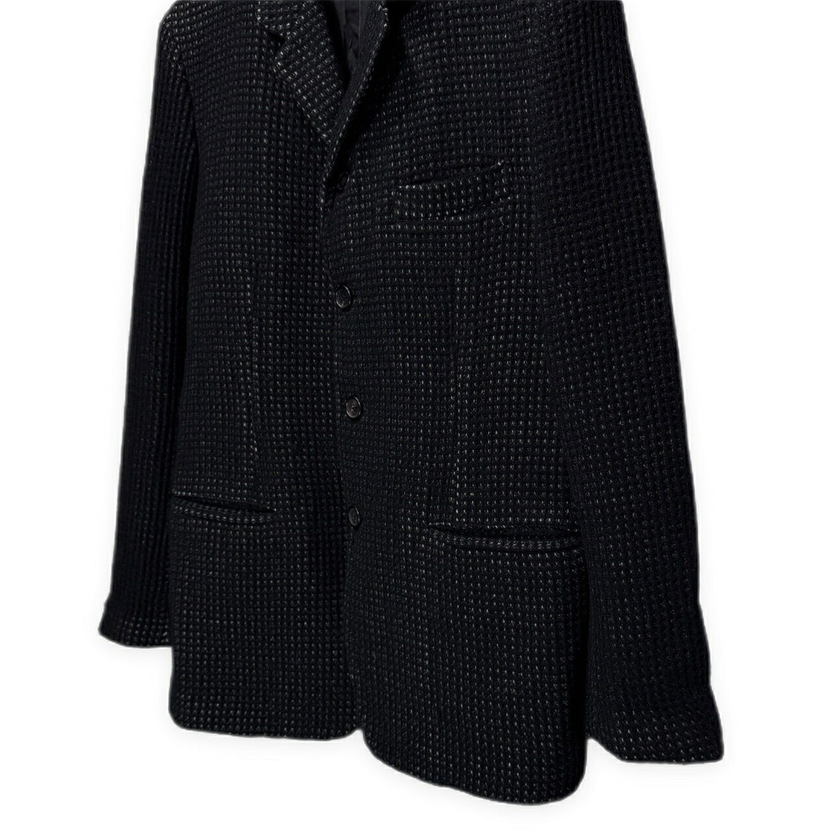 Yohji Yamamoto Pour Homme 97AW Wool Waffle 4B Blazer Size S