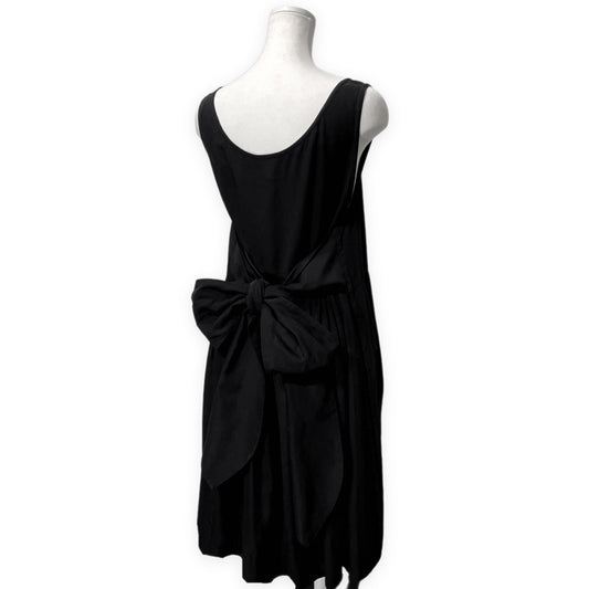 LIMI feu Black Tencel Gabardine Sleeveless Mini Dress Size S