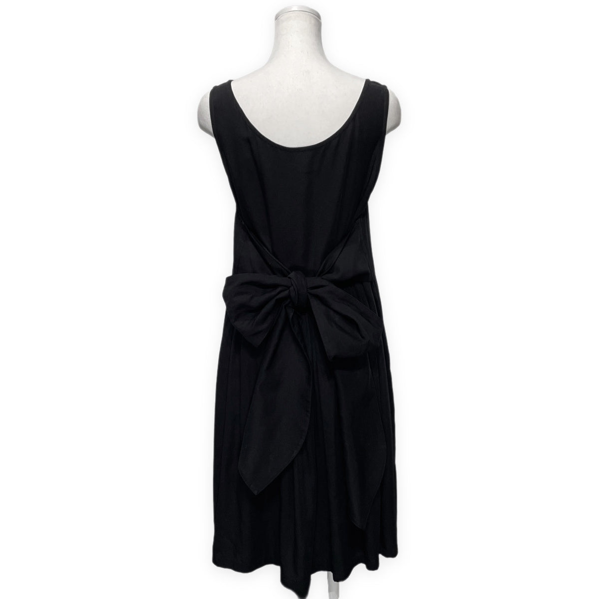 LIMI feu Black Tencel Gabardine Sleeveless Mini Dress Size S