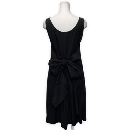 LIMI feu Black Tencel Gabardine Sleeveless Mini Dress Size S