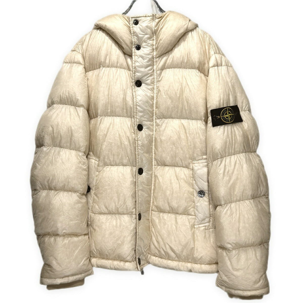 STONE ISLAND 14AW Garment Dyed Down Jacket Off-White Size XL