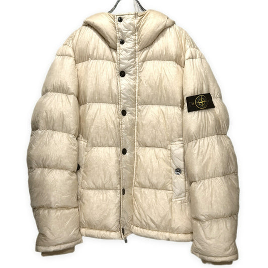 STONE ISLAND 14AW Garment Dyed Down Jacket Off-White Size XL