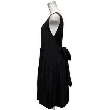 LIMI feu Black Tencel Gabardine Sleeveless Mini Dress Size S