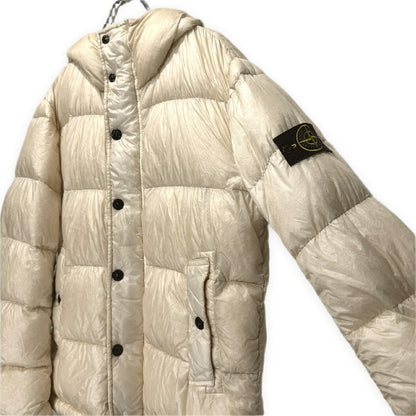 STONE ISLAND 14AW Garment Dyed Down Jacket Off-White Size XL