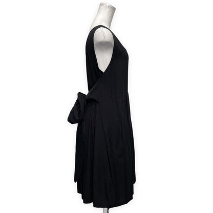 LIMI feu Black Tencel Gabardine Sleeveless Mini Dress Size S