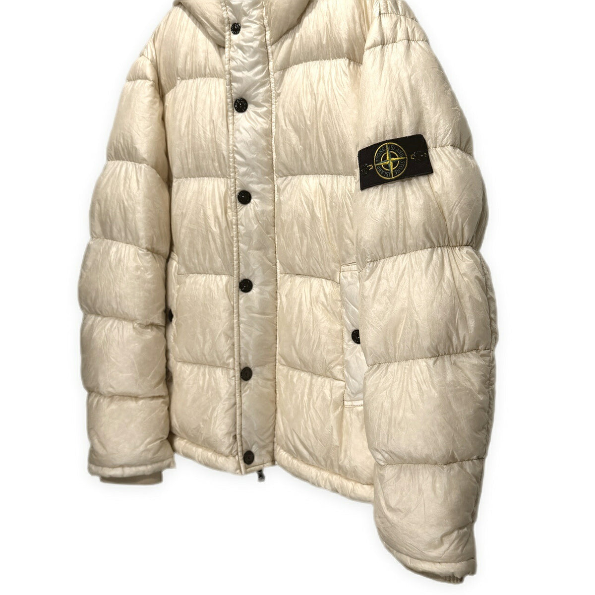 STONE ISLAND 14AW Garment Dyed Down Jacket Off-White Size XL