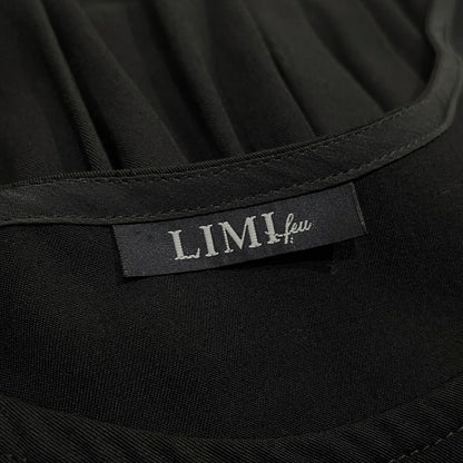 LIMI feu Black Tencel Gabardine Sleeveless Mini Dress Size S