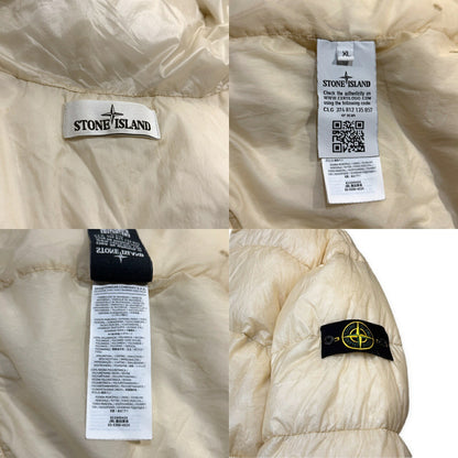 STONE ISLAND 14AW Garment Dyed Down Jacket Off-White Size XL