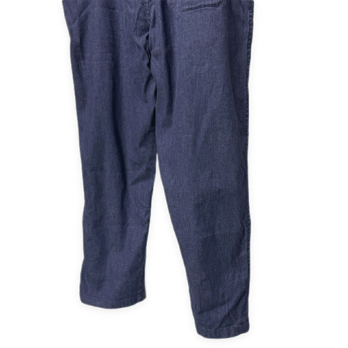 COMOLI 21SS Linen Cotton Drawstring Pants Navy Size 1
