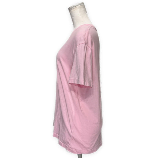 RAF SIMONS 23SS Oversized Hand Sign T-Shirt Pink Size S