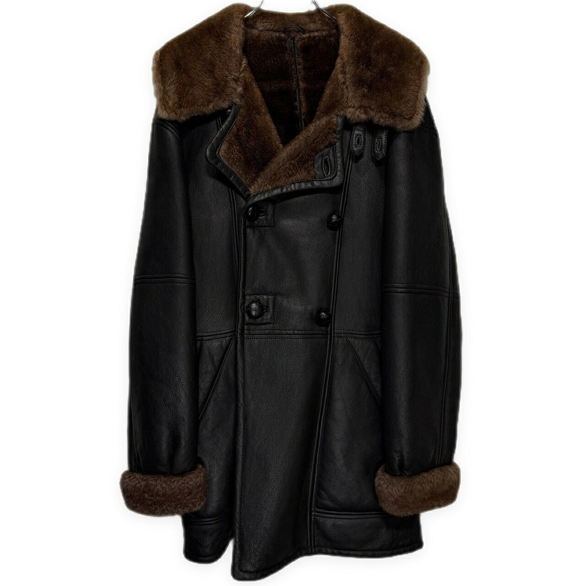 LQ Y's for men Archive Lamb Mouton Coat Black