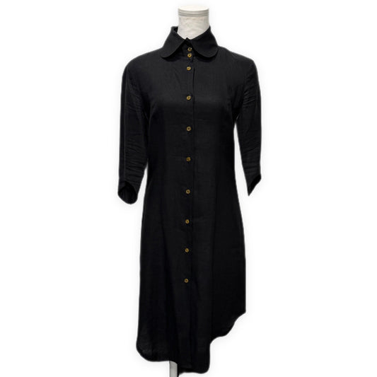 Vivienne Westwood RED LABEL Linen Shirt Dress Black Size 42