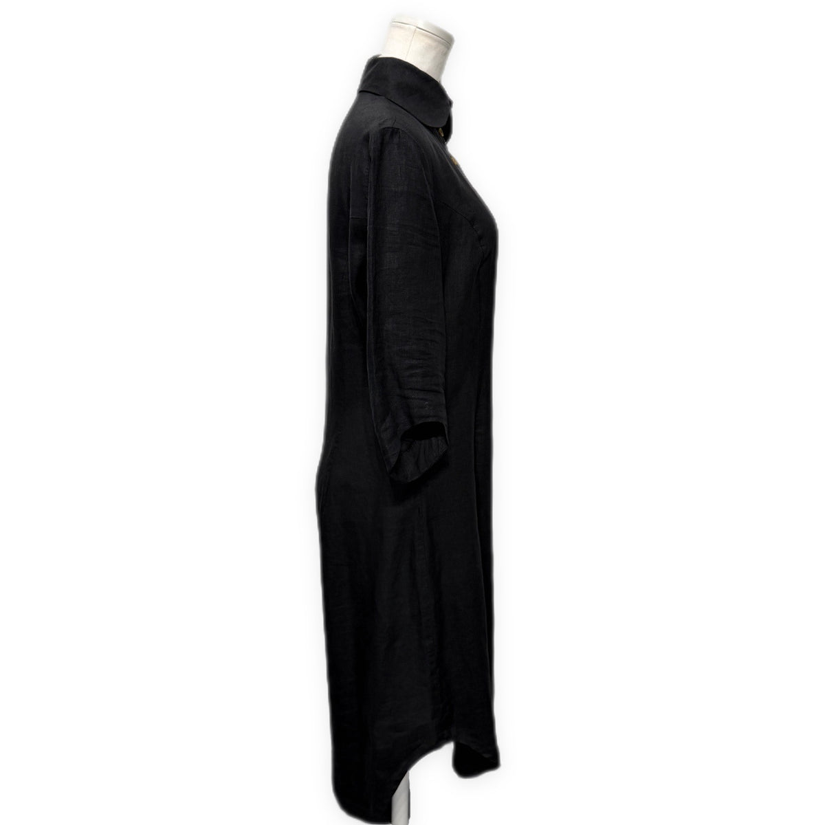 Vivienne Westwood RED LABEL Linen Shirt Dress Black Size 42