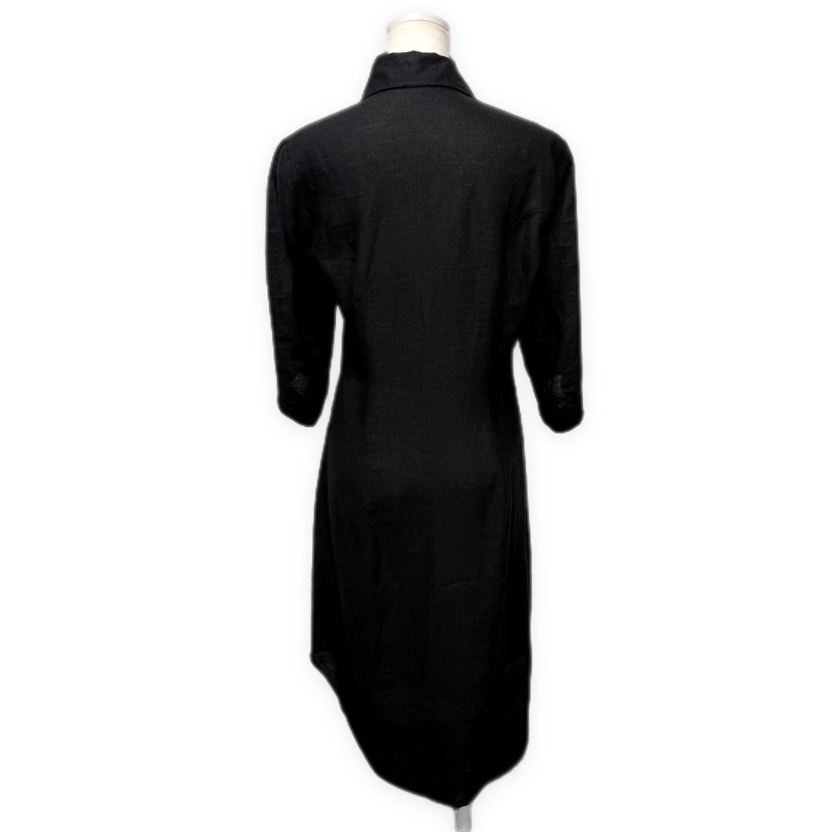 Vivienne Westwood RED LABEL Linen Shirt Dress Black Size 42