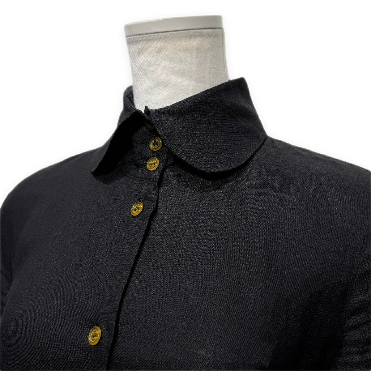 Vivienne Westwood RED LABEL Linen Shirt Dress Black Size 42