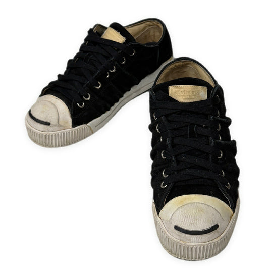 Visvim KOONING Suede Leather Tuck Drape Low-Cut Sneakers