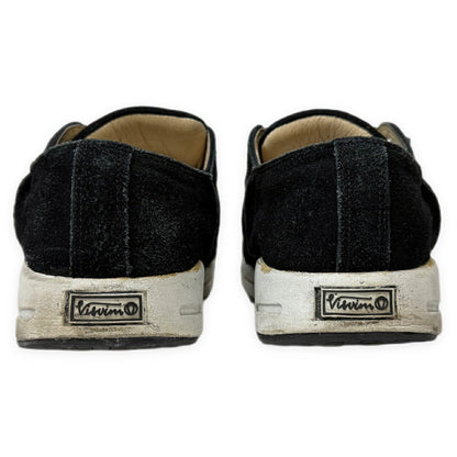 Visvim KOONING Suede Leather Tuck Drape Low-Cut Sneakers