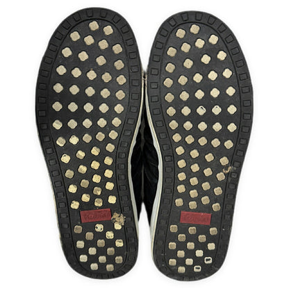 Visvim KOONING Suede Leather Tuck Drape Low-Cut Sneakers
