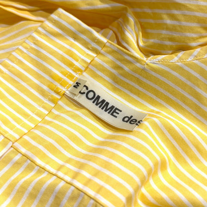COMME des GARCONS 00AW Back Open Ribbon Blouse Yellow Size M