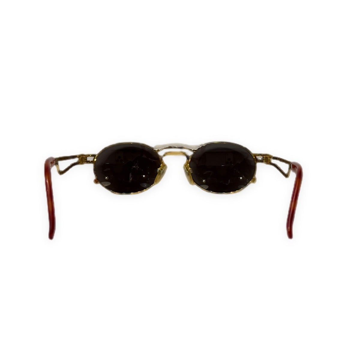 Jean Paul GAULTIER Oval Lens Metal Sunglasses Gold