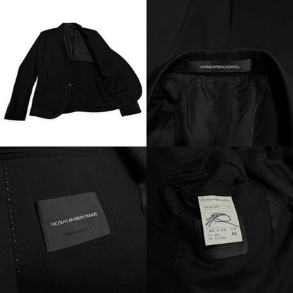 Nicolas Andreas Taralis Why are you Blazer Black Size 46