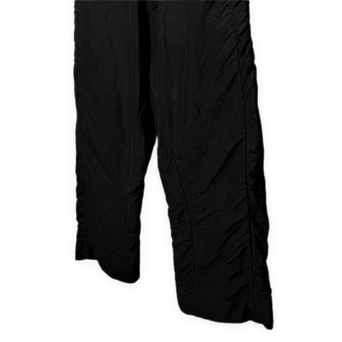 SOSNOVSKA Linen Cotton Sarouel Wide Pants Black