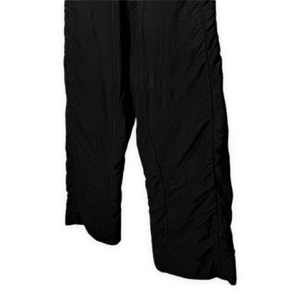 SOSNOVSKA Linen Cotton Sarouel Wide Pants Black